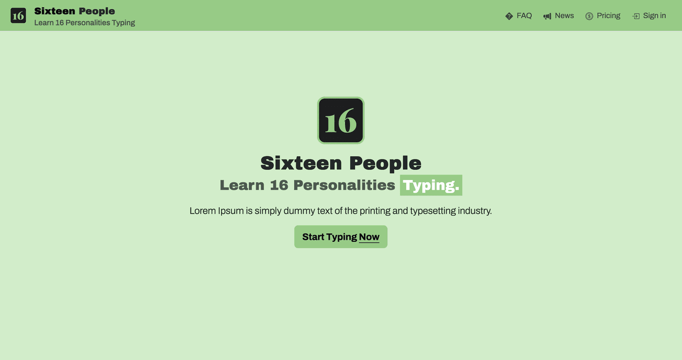 Sixteen People